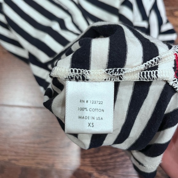 XIRENA stripped long sleeve tshirt - size XS - Picture 5 of 5